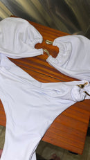 Biquíni top c/ argola branco