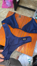 Biquíni azul escuro