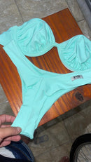 Biquíni Celine verde água