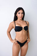 Biquíni top c/ argola preto